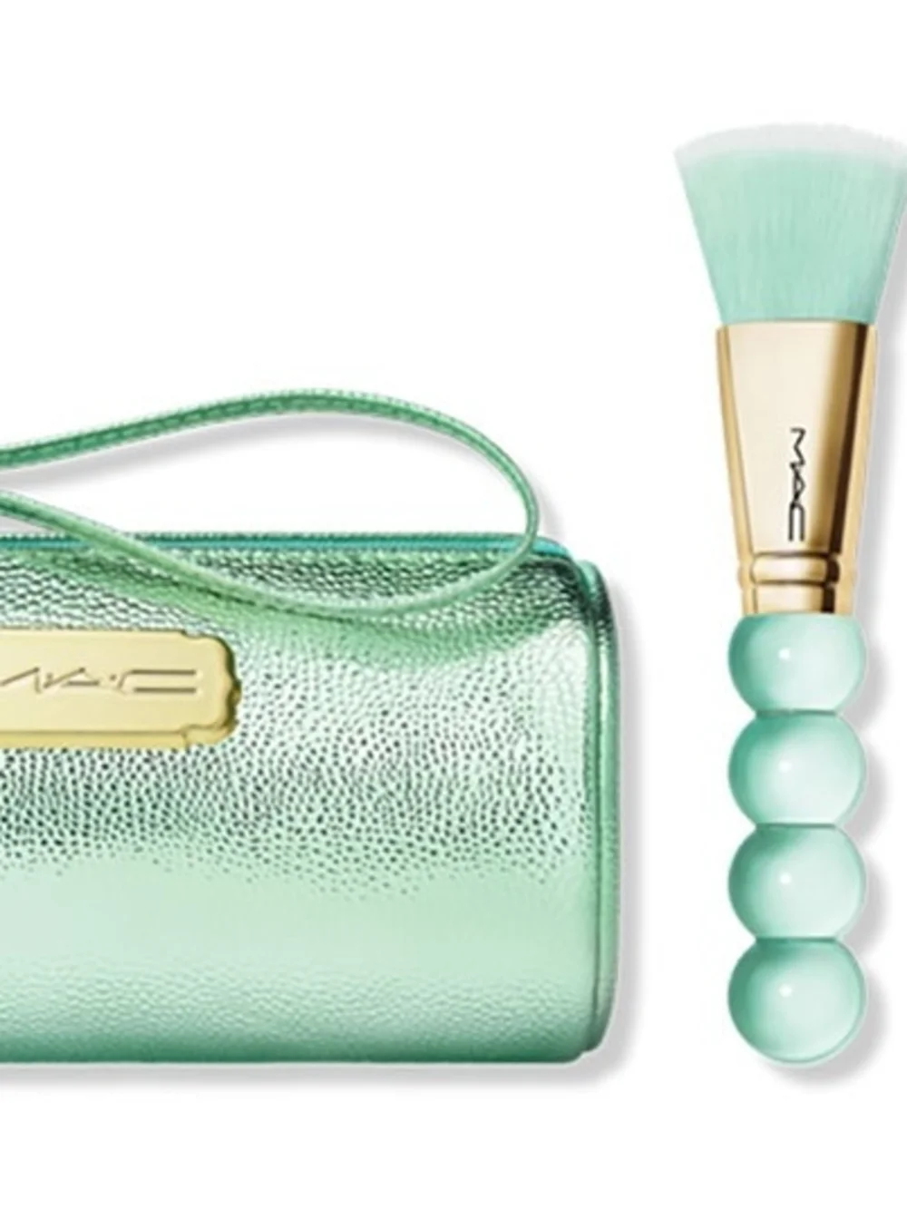 MAC Brush With Fate Essentials Kit 5pc LIMITED EDITION w/ Pink Drawstring Pouch